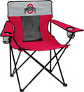 Logo Brands NCAA Ohio State Buckeyes Elite Portable Chair - Tailgate