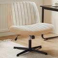 DUMOS Criss Cross Chair No Wheels for Home Office Comfort