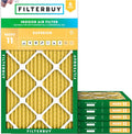 Filterbuy 14x22x1 Air Filter MERV 11 Superior Pet & Allergy Defense