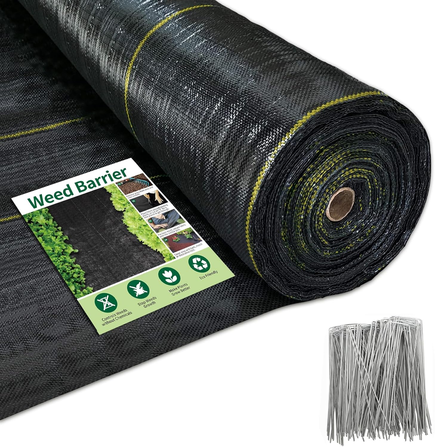 Durable 4ft x 300ft Weed Barrier Fabric for Effective Control