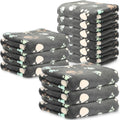 Tegeme 12 Pieces Pet Blanket Soft Fleece for Dogs and Cats