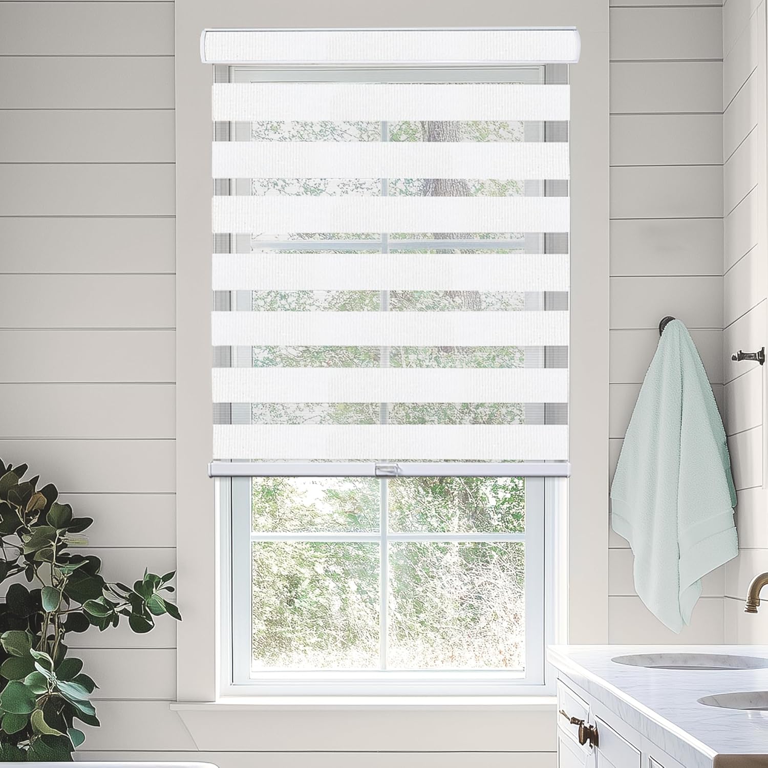 Chicology Zebra Blinds - Stylish Roller Window Shades for Home
