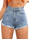 Women's Fashion Ripped Distressed Shorts for Summer Wear