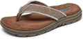 Skechers Men's Relaxed Fit Supreme Bosnia Sandal - Cushioned Beach