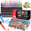 168 Colors Acrylic Paint Markers - Direct-Liquid Control for Crafts