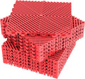 12-Pcs Interlocking Tile 12in x 12in Drainage Floor Tiles - Easy