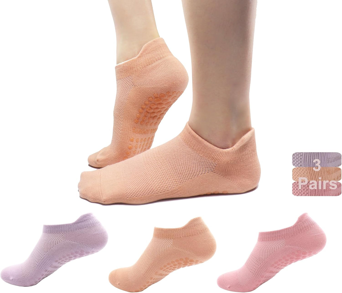 Non-Slip Yoga Socks for Barre & Pilates
