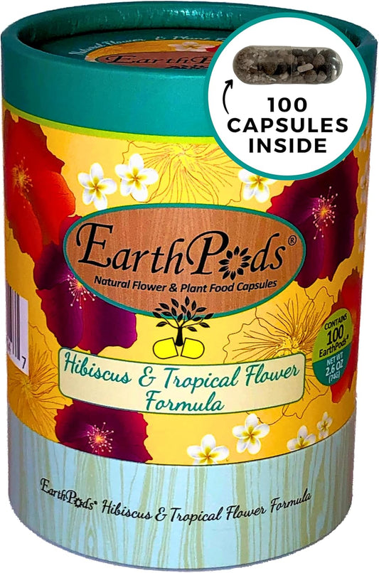 100 EarthPods Bio Organic Hibiscus Fertilizer Spikes for Plants