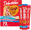 Delectables Squeeze Up Seafood Variety Pack - Creamy Lickable Cat