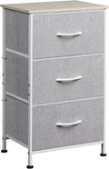 WLIVE Nightstand with 3 Drawers for Bedroom and Entryway