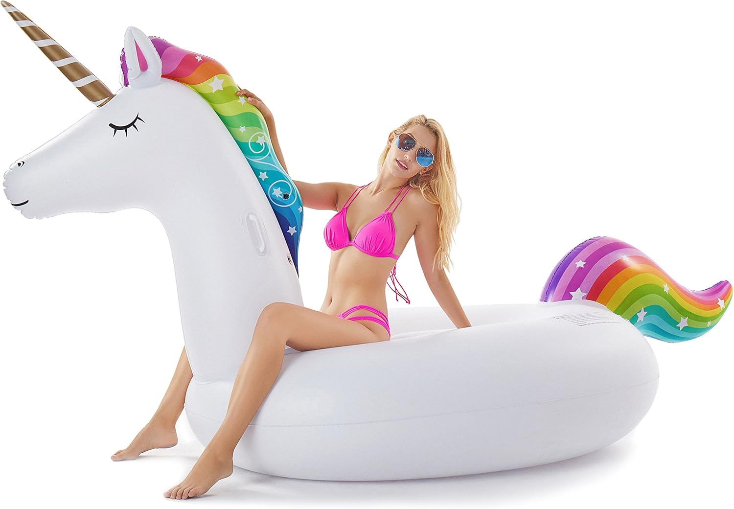 Giant Inflatable Unicorn Pool Float for Summer Fun and Relaxation