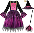 Halloween Witch Costume for Girls - Enchanted 3-Piece Set