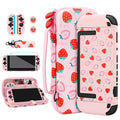 Cute Carrying Case for Nintendo Switch 2 - Pink Strawberry Protection