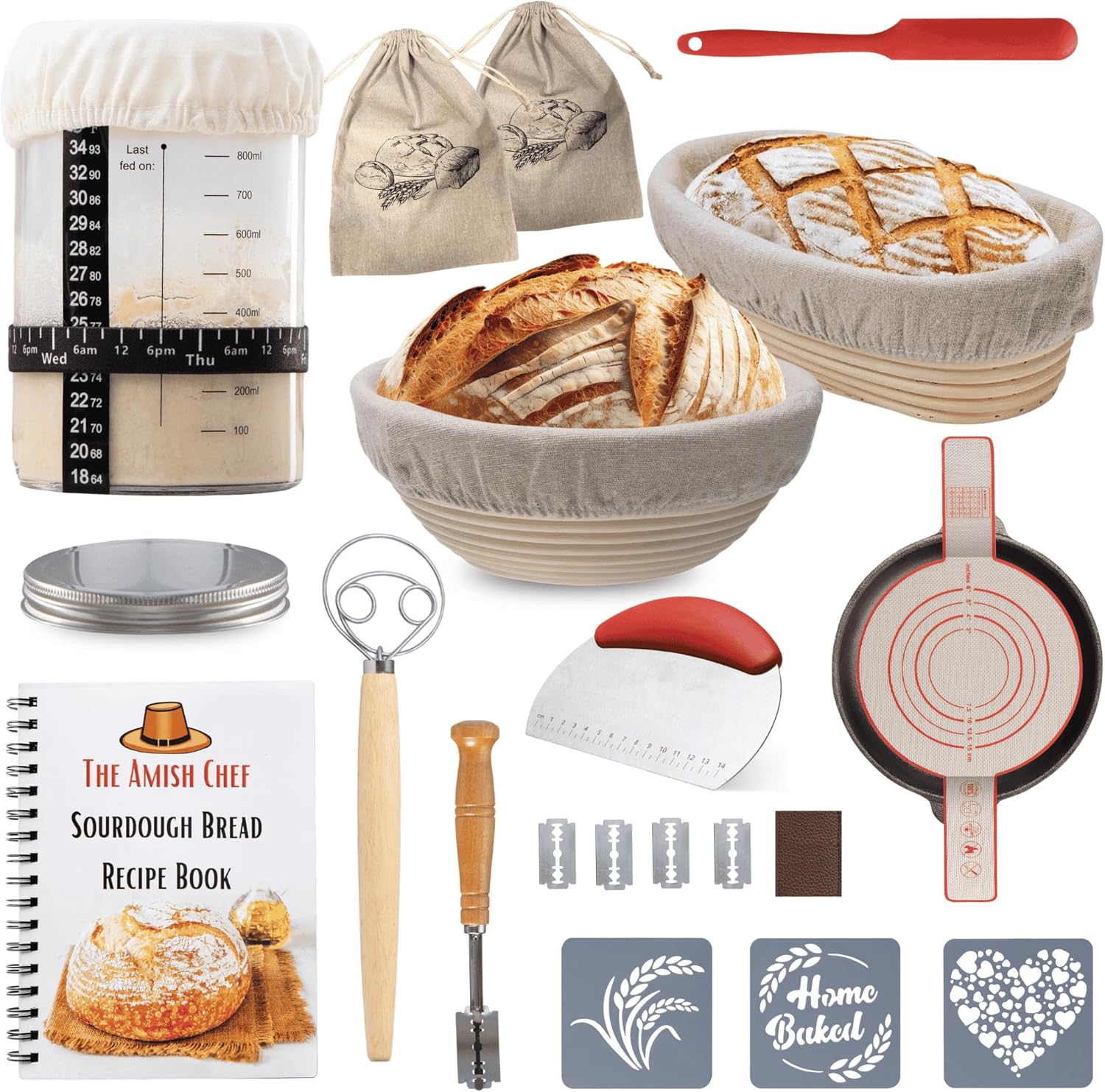 Complete Sourdough Bread Starter Kit for Perfect Baking