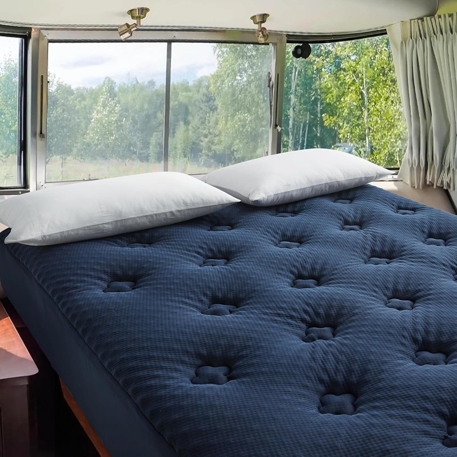 Hansleep RV Short Queen Mattress Topper for Ultimate Comfort