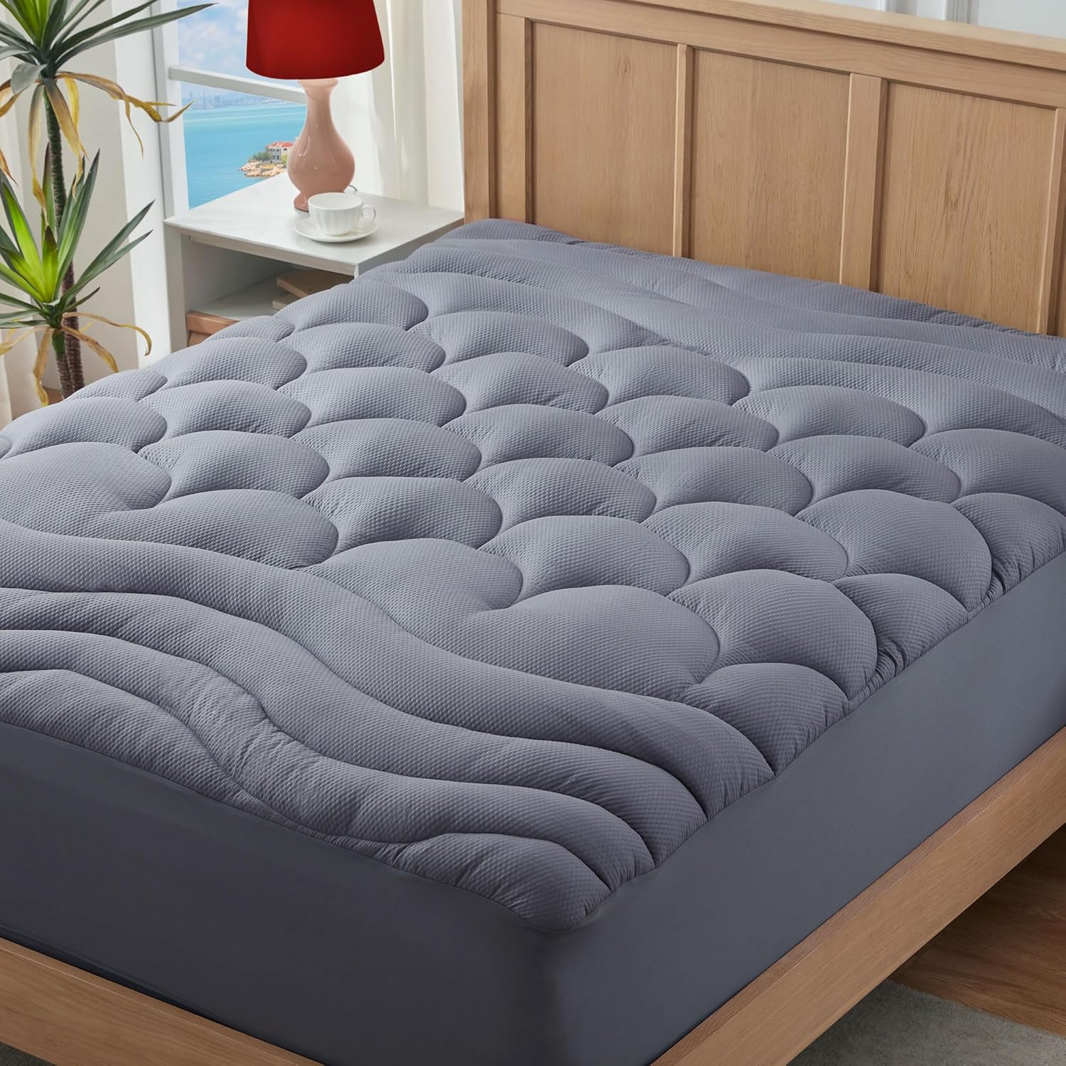 Full Size Mattress Pad for Pain Relief and Comfort Upgrade