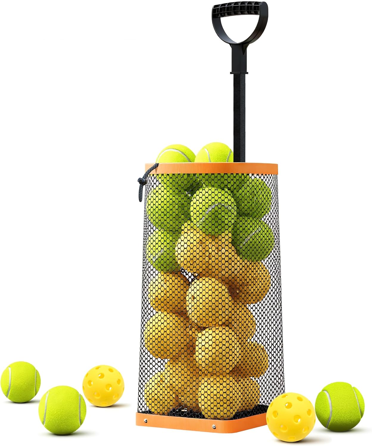 Lightweight Tennis Ball Hopper for Effortless Ball Collection