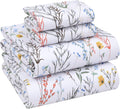 California King 100% Cotton Percale Sheet Set - 4 Piece Floral Aroma