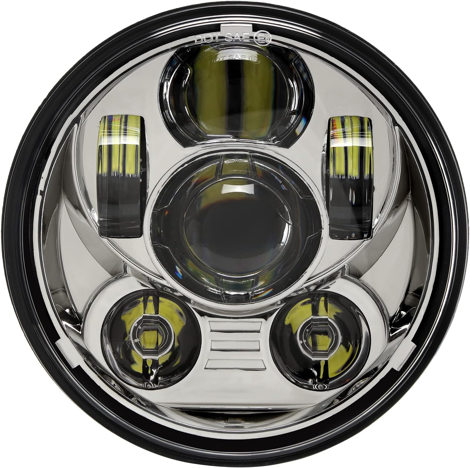 5-3/4 Inch LED Headlight for Harley Davidson Motorcycles