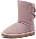DREAM PAIRS Kids Faux Fur Winter Boots for Snowy Weather