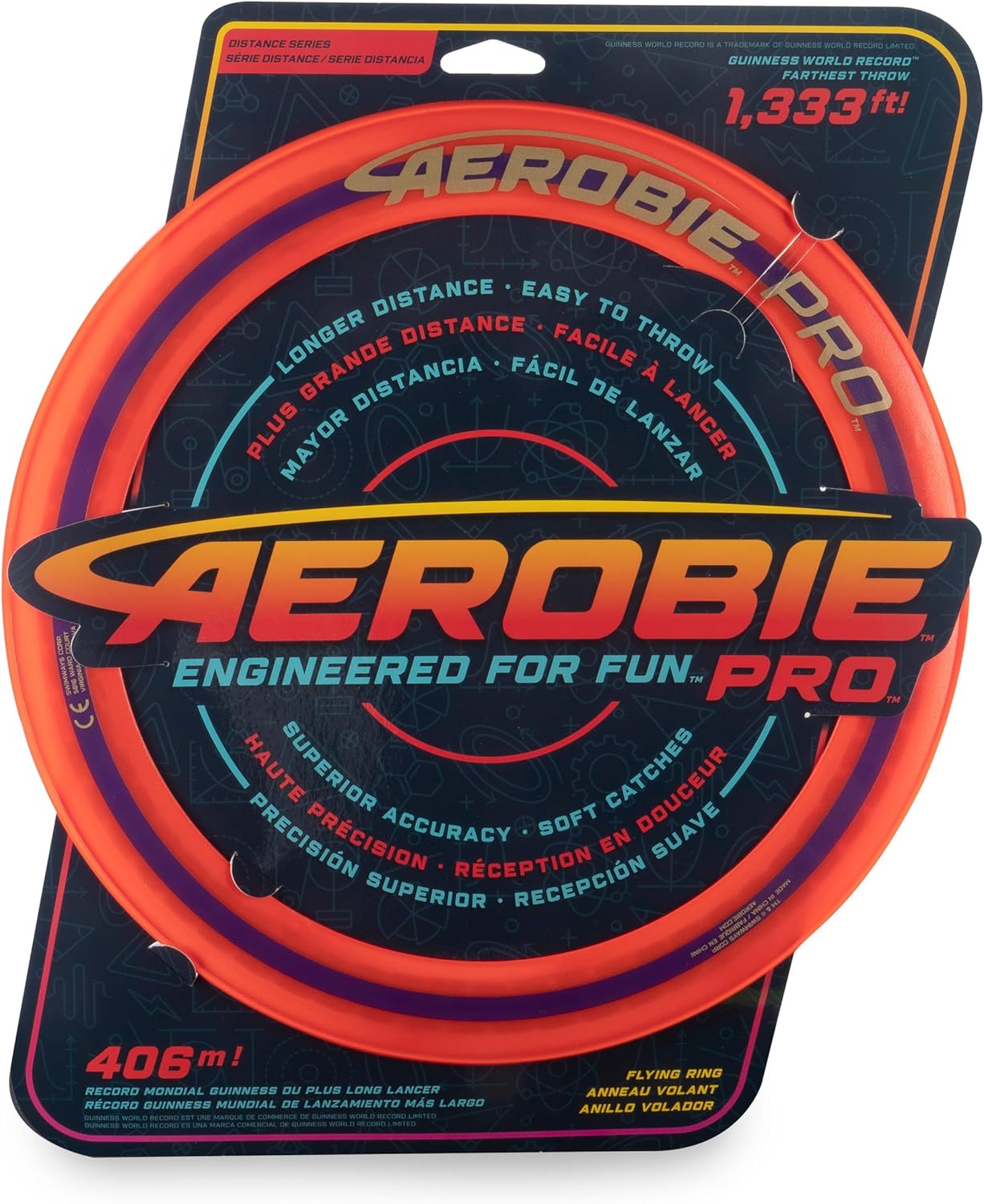 Ultimate Outdoor Fun: Aerobie Pro Ring 35.6cm - Orange