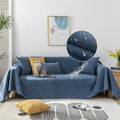 Waterproof Sofa Cover for 2 Cushion Couch - Navy Blue Pet Protector