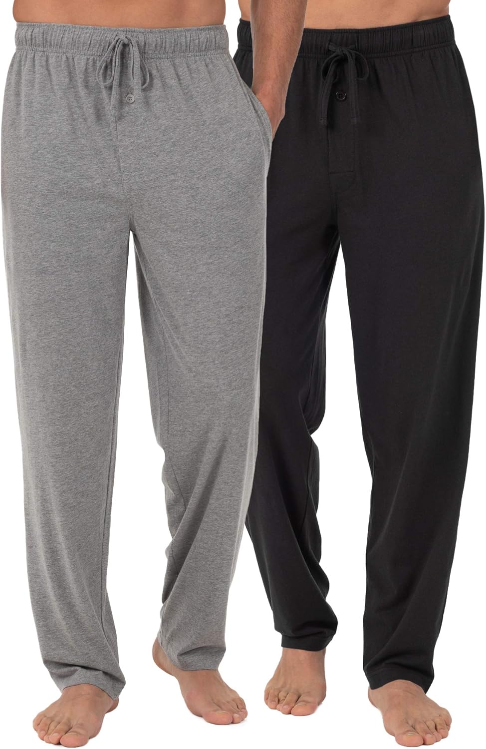 Fruit of the Loom Men's Extended Sizes Jersey Knit Sleep Pants