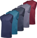 Men's Dry-Fit Muscle Tank 3 & 5 Pack - Breathable Active Tops