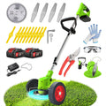 Cordless Weed Wacker Eater Battery Powered 21V Electric Weed Trimmer