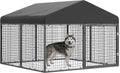 ATTAV Large Outdoor Dog Enclosure for Safe Pet Housing