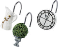 Set of 12 Chic Shower Hooks - Modern Farmhouse
