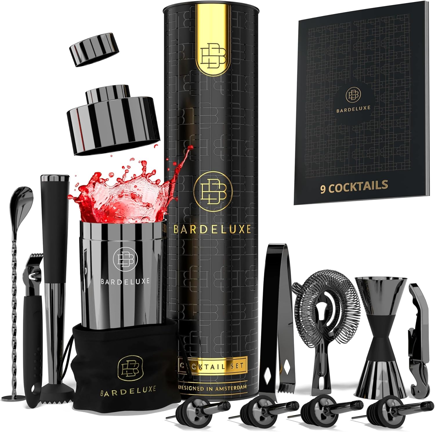 Professional Home Bartending Kit for Expert Cocktails