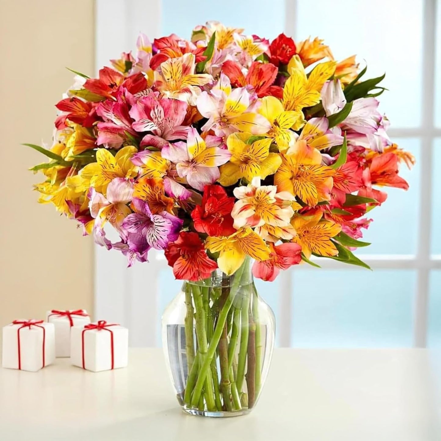 24 Multicolored Alstroemeria Bouquet for Every Occasion
