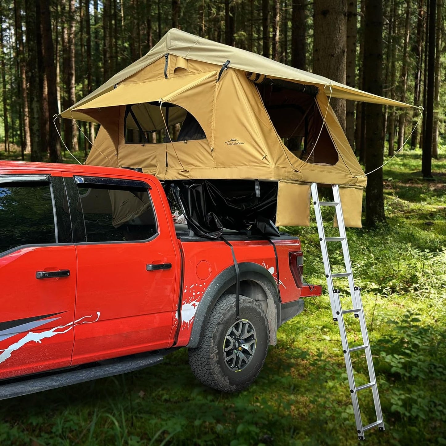 Waterproof Softshell Rooftop Tent - TopAutoGear