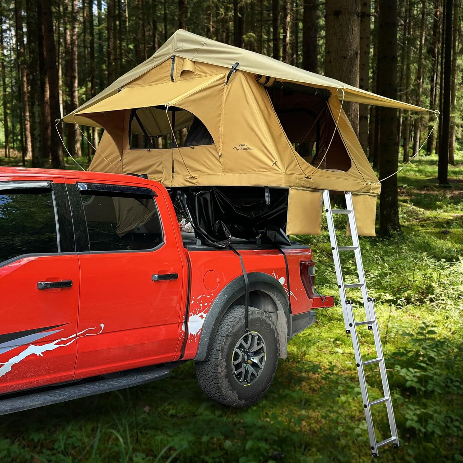 Waterproof Softshell Rooftop Tent - TopAutoGear