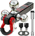 Ayleid Trailer Hitch Tri-Ball Mount with Shackle - Versatile Tow
