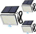 Solar Flood Light 113 LED Motion Sensor - Long Cord Dusk to Dawn