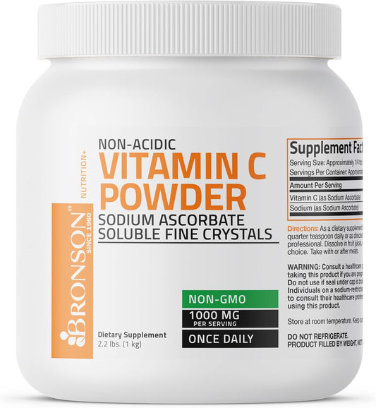 Non Acidic Vitamin C Powder for Immune Support and Antioxidant