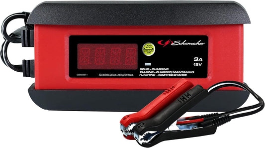 Schumacher Electric 3-in-1 Charger, 3A, 12V - Motorcycle, Car, Marine