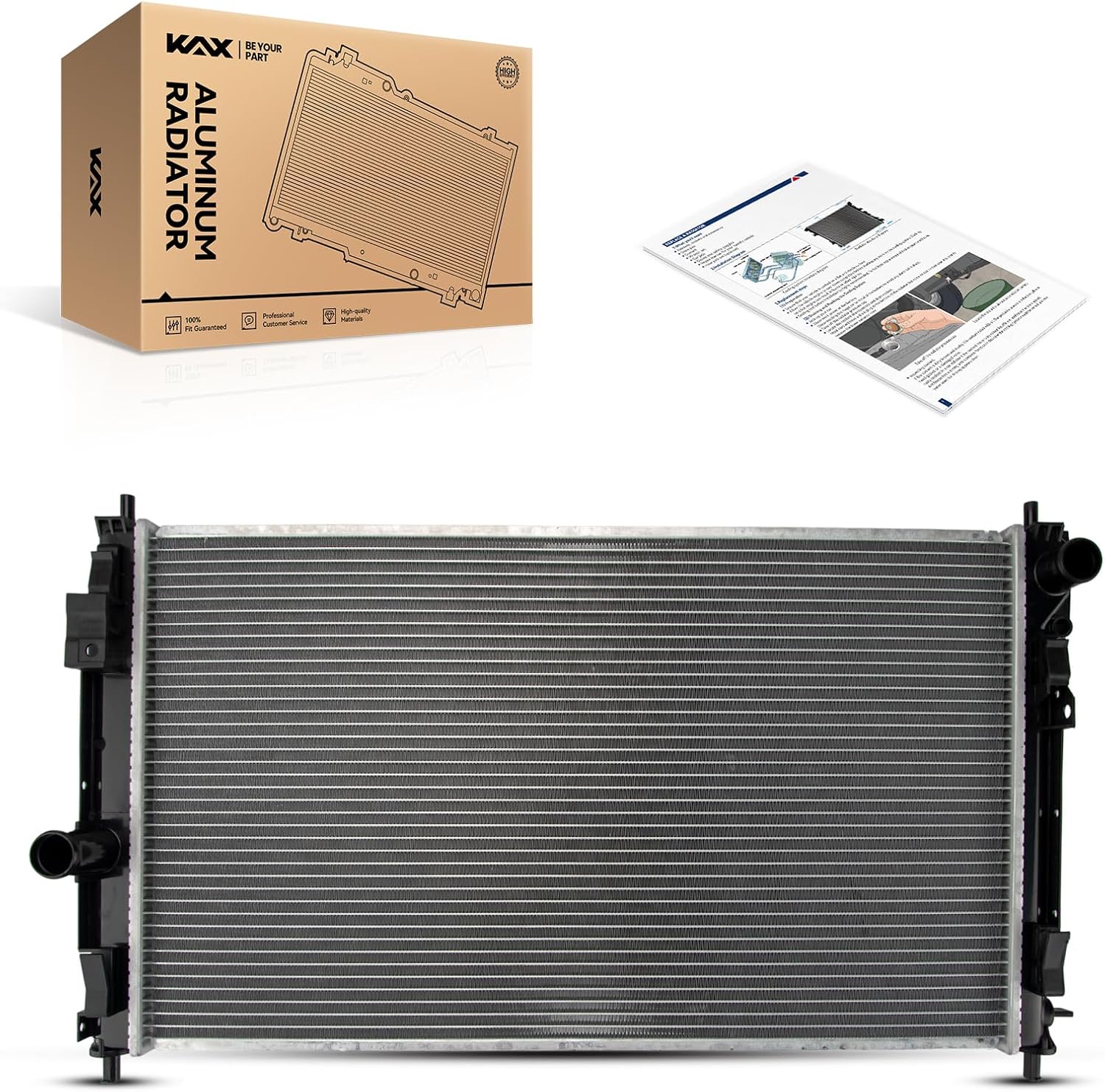 KAX CU2951 Engine Radiator Replacement for 2007-2016 Models