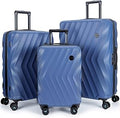BAGSMART 3-Piece Hardside Luggage Set (20/24/28 in) - Durable