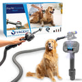 Dog Pet Grooming Brush & Extension Vacuum Hose - Mess-Free Grooming
