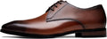 Men's Leather Wingtip Oxford Dress Shoes - Classic Brogue Shine