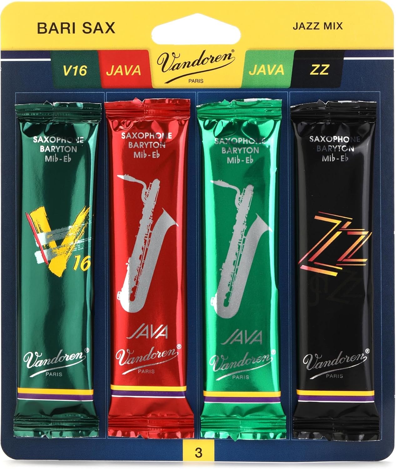Vandoren SRMIXB3 Jazz Mix Card for Bari Sax Strength 3 Review