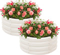 2-Pack 2x1 ft Galvanized Raised Garden Bed - Deep 12in Planter