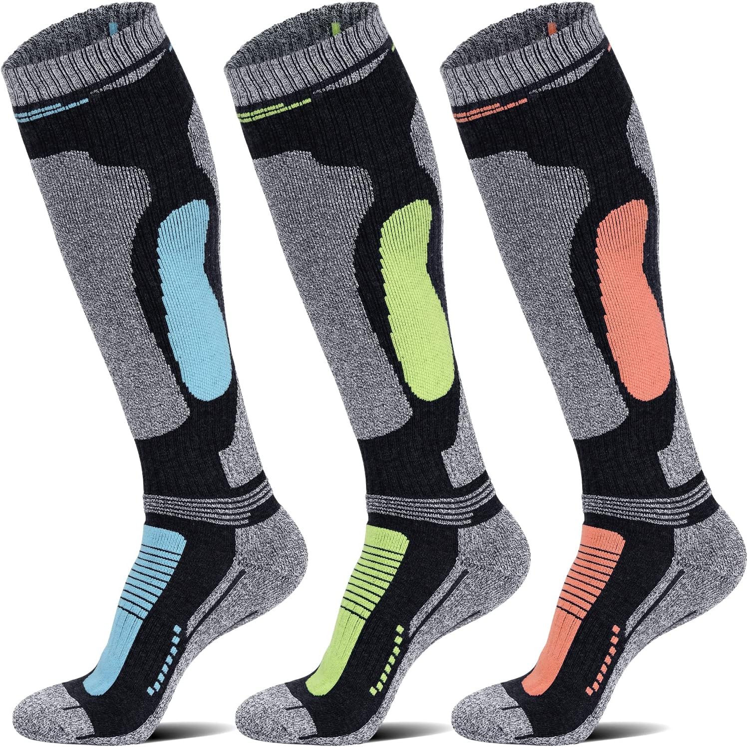 Muezna Merino Wool Ski Socks - Stay Warm on the Slopes!