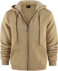 GEEK LIGHTING Men's Full Zip Heavyweight Hoodie for Cold Days