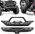 Front + Rear Combo Bumper for 2007-2018 Jeep Wrangler JK - Rugged