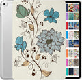 iPad Mini 4 Watercolor Flowers Slim Hard Shell Case - Stand Cover