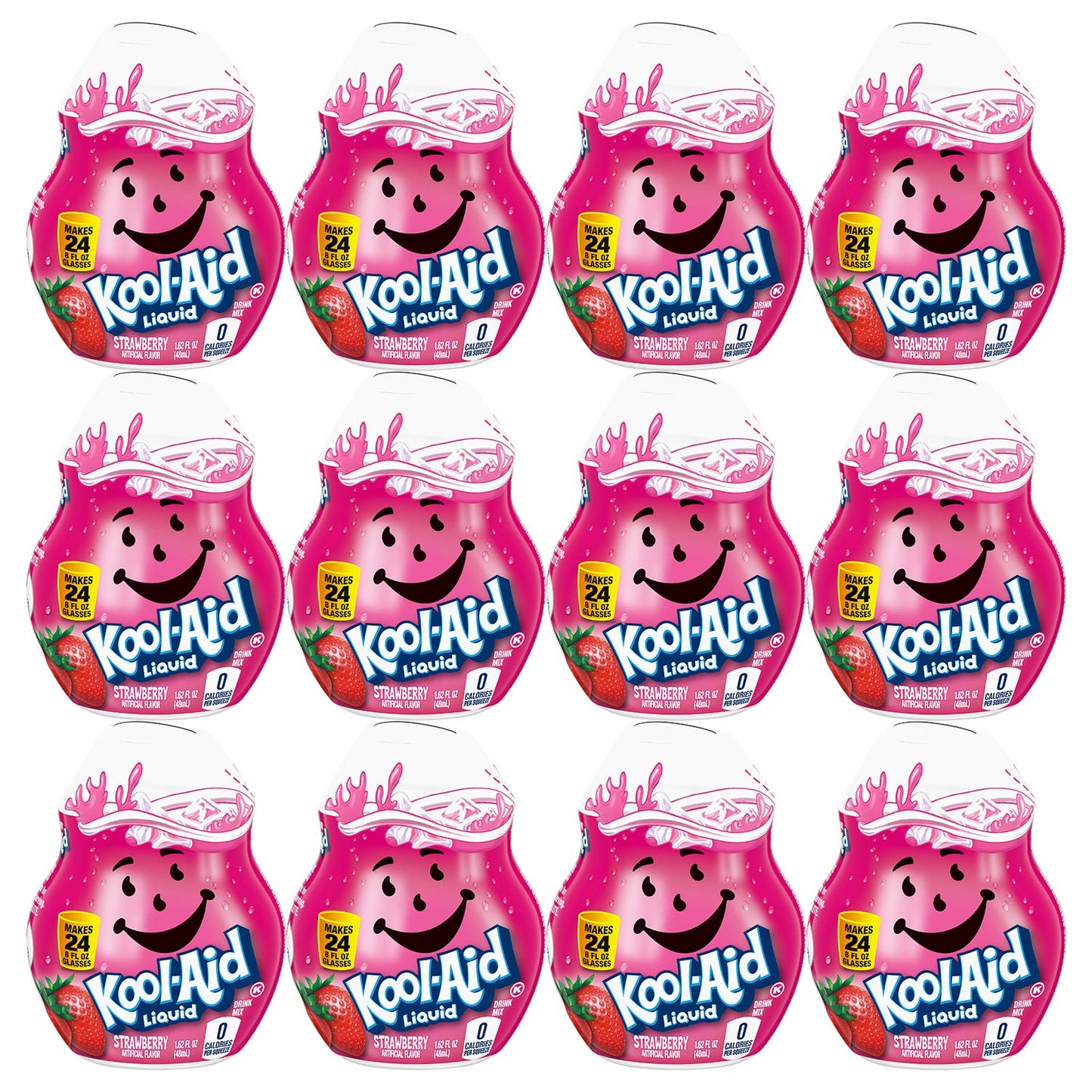 Kool Aid Liquid Concentrate Drink Mix - Zero Sugar Strawberry Flavor